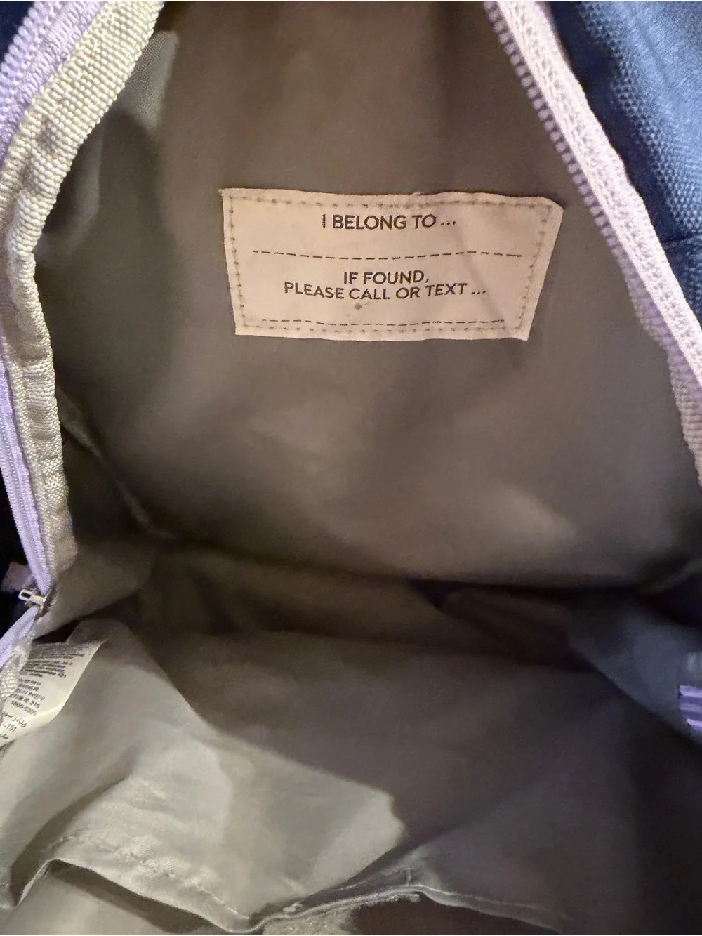 Pottery Barn Kids Unicorn Backpack - Navy & Lavender